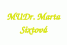 MUDr. Marta Sixtová